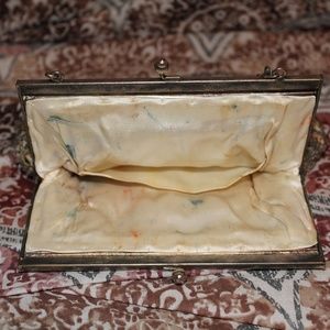 Vintage Floral Beaded Purse